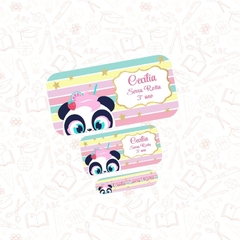 Panda Shake Puket - Etiqueta Escolar
