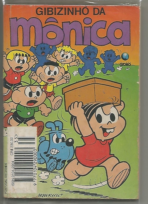 GIBIZINHO N.º 35 / MÔNICA - EDITORA GLOBO / MAURICIO DE SOUSA
