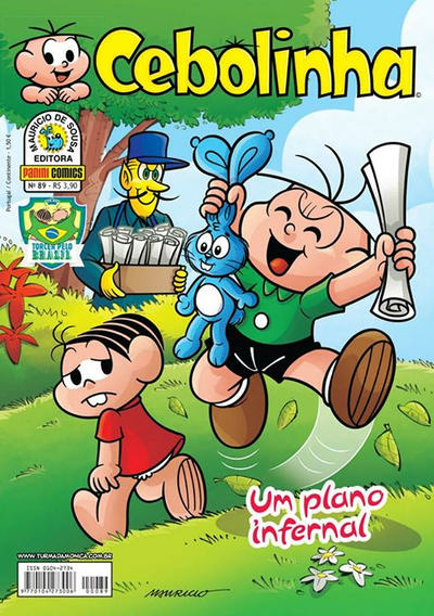 CEBOLINHA - 1ª SÉRIE N.º 89 - EDITORA PANINI / MAURICIO DE SOUSA