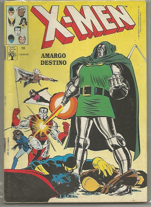 X-MEN - 1ª SÉRIE N.º 18 - EDITORA ABRIL / MARVEL COMICS