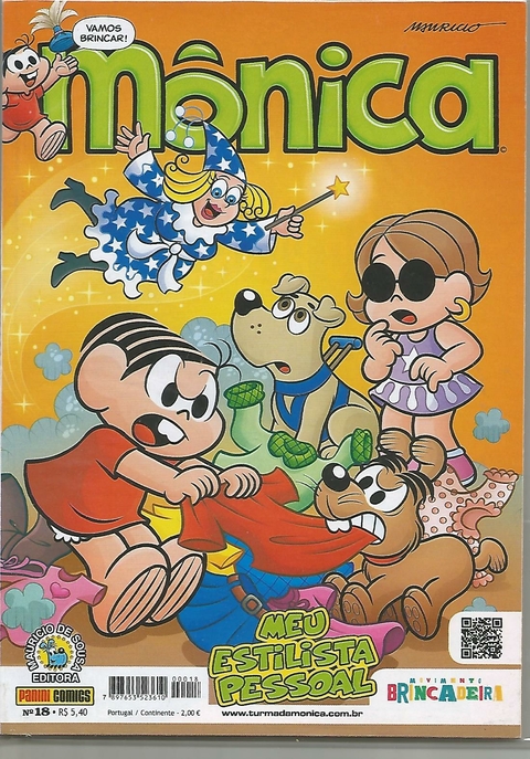 MÔNICA - 2ª SERIE N.º 18 - EDITORA PANINI / MAURICIO DE SOUSA