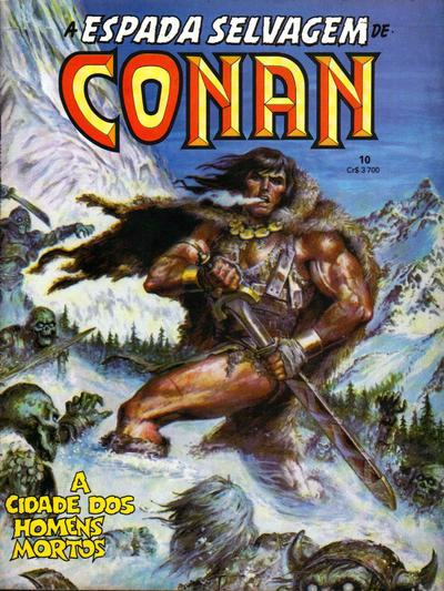 ESPADA SELVAGEM DE CONAN , A N.º 10 - EDITORA ABRIL / MARVEL COMICS