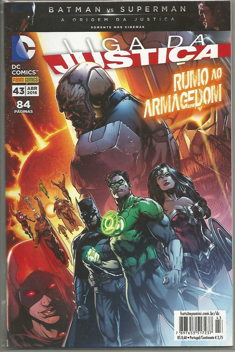 LIGA DA JUSTIÇA - 2ª SÉRIE N.º 43-2 - EDITORA PANINI / DC COMICS