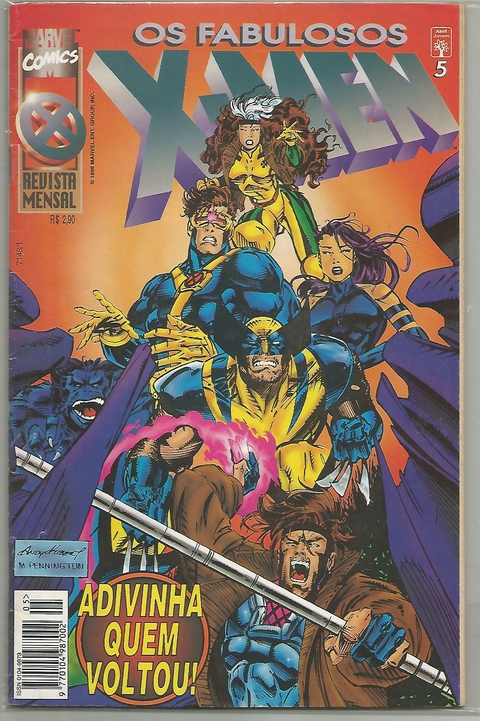 FABULOSOS X-MEN, OS N.º 5 - EDITORA ABRIL / MARVEL COMICS
