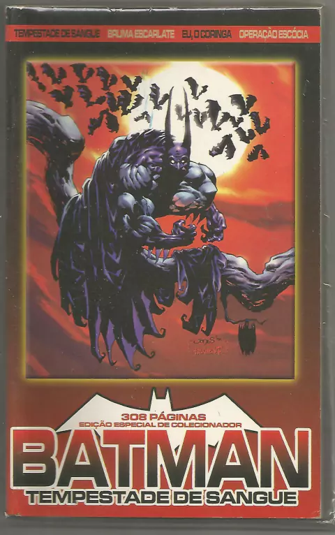 BATMAN - TEMPESTADE DE SANGUE - ED. ENCADERNADA N.º 1 - EDITORA MYTHOS / DC COMICS
