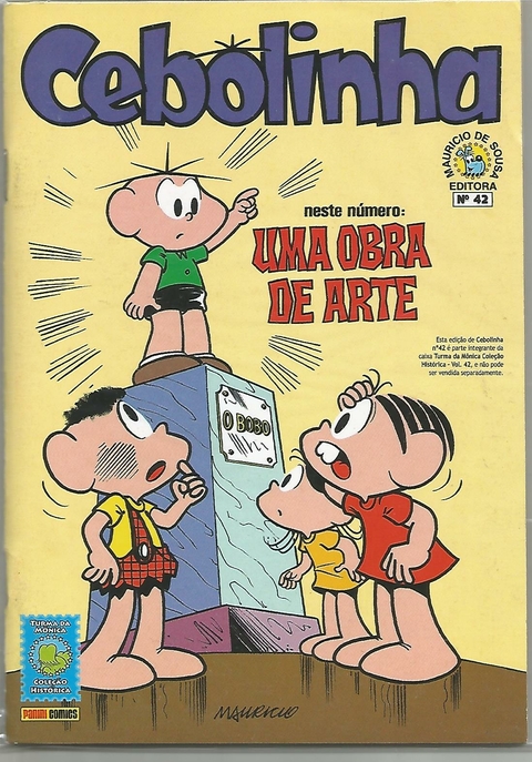 TURMA DA MÔNICA COLEÇÃO HISTÓRICA - CEBOLINHA N.º 42 - EDITORA PANINI / MAURICIO DE SOUSA