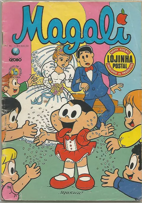 MAGALI N.º 90 - EDITORA GLOBO / MAURICIO DE SOUSA