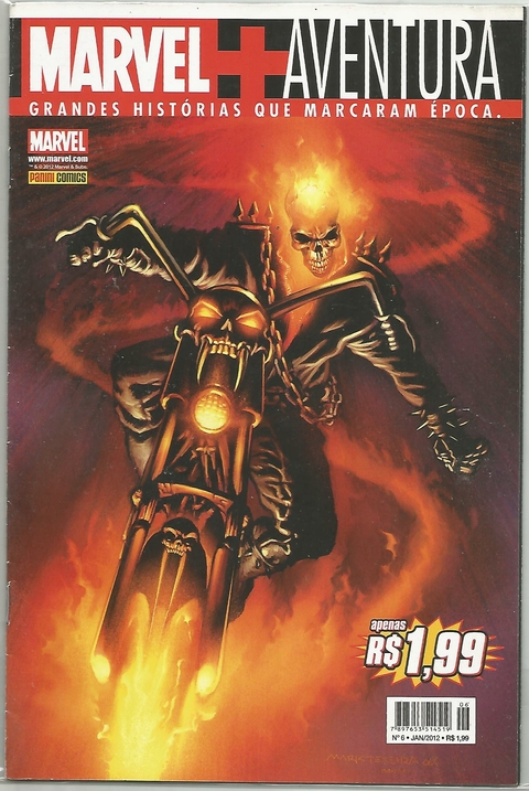 MARVEL + AVENTURA N.º 6 - EDITORA PANINI / MARVEL COMICS