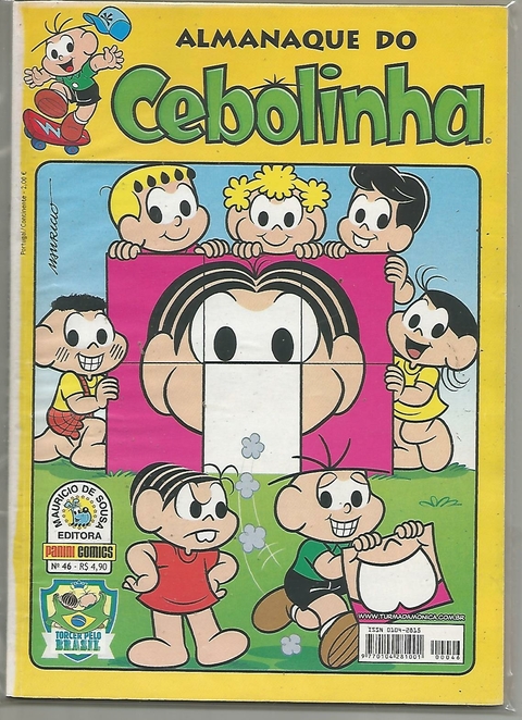 ALMANAQUE DO CEBOLINHA - 1ª SÉRIE N.º 46 - EDITORA PANINI / MAURICIO DE SOUSA