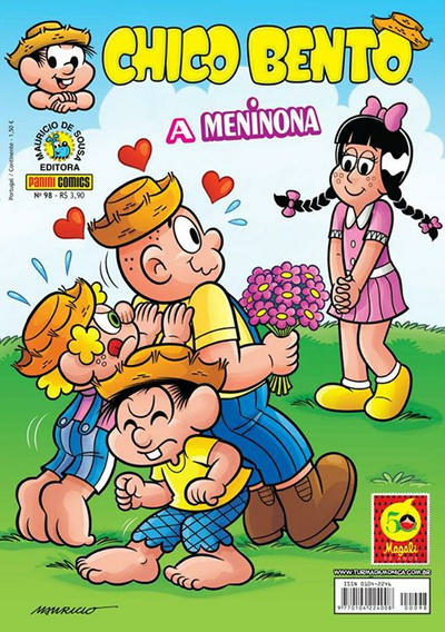 CHICO BENTO - 1ª SÉRIE N.º 98 - EDITORA PANINI / MAURICIO DE SOUSA