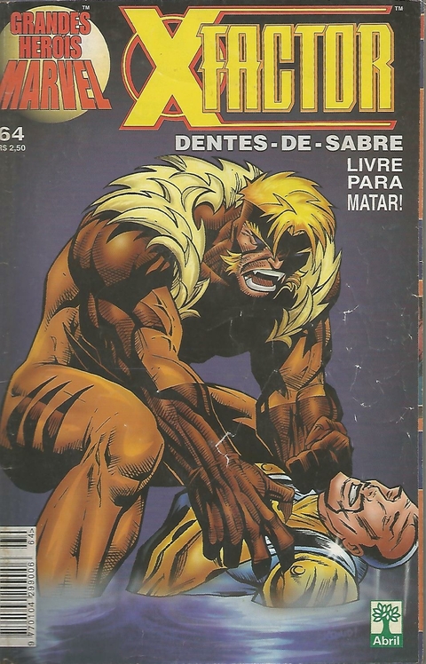 GRANDES HERÓIS MARVEL - 1ª SÉRIE N.º 64 - EDITORA ABRIL / MARVEL COMICS