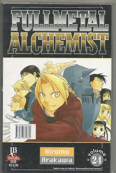 FULLMETAL ALCHEMIST - 1ª SÉRIE N.º 24 - EDITORA JBC / SQUARE ENIX