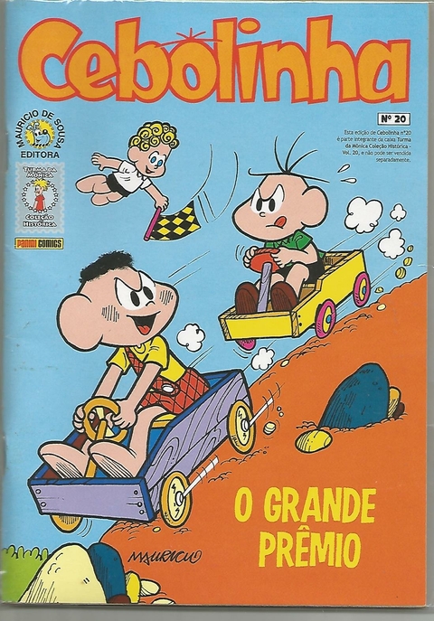 TURMA DA MÔNICA COLEÇÃO HISTÓRICA - CEBOLINHA N.º 20 - EDITORA PANINI / MAURICIO DE SOUSA