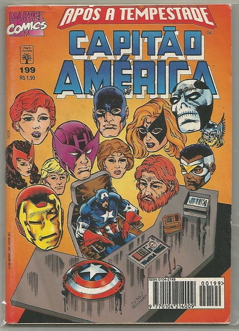 CAPITÃO AMÉRICA N.º 199 - EDITORA ABRIL / MARVEL COMICS