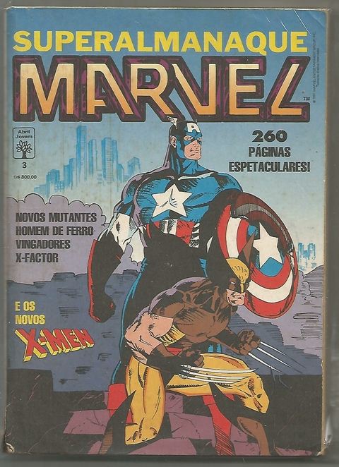 SUPERALMANAQUE MARVEL N.º 3 - EDITORA ABRIL / MARVEL COMICS