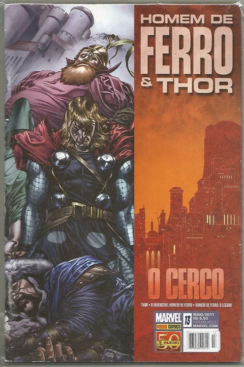 INVENCÍVEL HOMEM DE FERRO, O N.º 13 - EDITORA PANINI / MARVEL COMICS