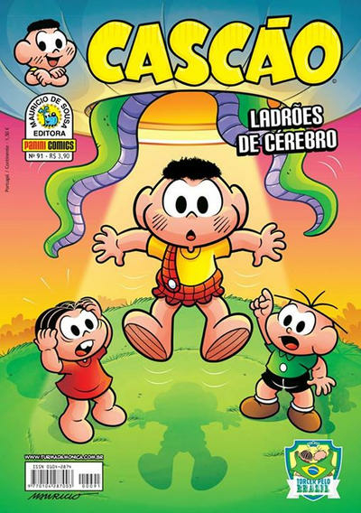 CASCÃO - 1ª SÉRIE N.º 91 - EDITORA PANINI / MAURICIO DE SOUSA