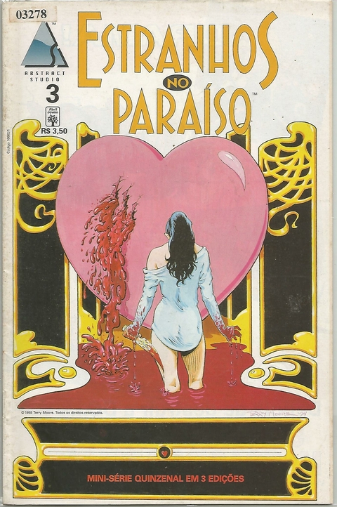 ESTRANHO NO PARAÍSO - MINISÉRIE N.º 3 - EDITORA ABRIL / ABSTRACT STUDIO