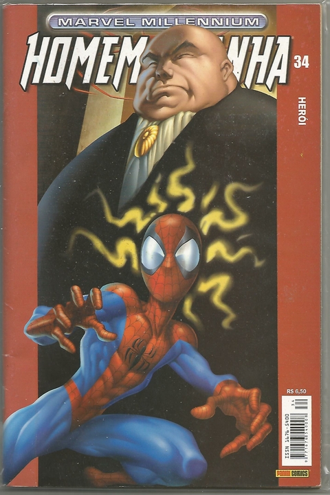 MARVEL MILLENNIUM - HOMEM-ARANHA N.º 34 - EDITORA PANINI / MARVEL COMICS