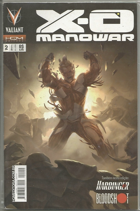 X-O MANOWAR N.º 2-1 - EDITORA HQ MANIACS / VALIANT COMICS
