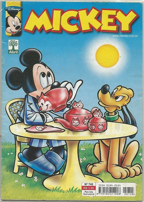MICKEY N.º 745 - EDITORA ABRIL / WALT DISNEY