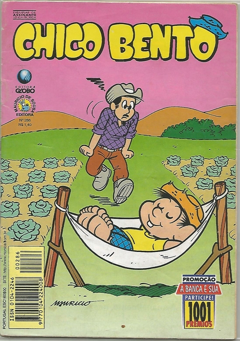 CHICO BENTO N.º 286 - EDITORA GLOBO / MAURICIO DE SOUSA