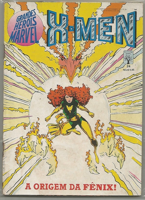 GRANDES HERÓIS MARVEL - 1ª SÉRIE N.º 24 - EDITORA ABRIL / MARVEL COMICS