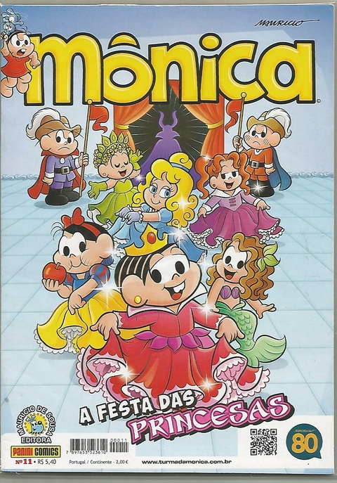MÔNICA - 2ª SERIE N.º 11 - EDITORA PANINI / MAURICIO DE SOUSA