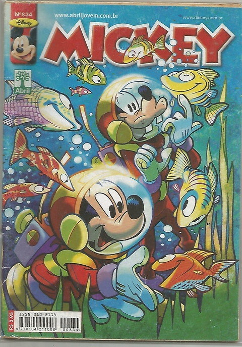 MICKEY N.º 834 - EDITORA ABRIL / WALT DISNEY