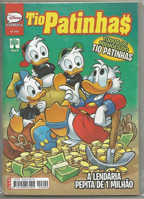 TIO PATINHAS N.º 609 - EDITORA ABRIL / WALT DISNEY