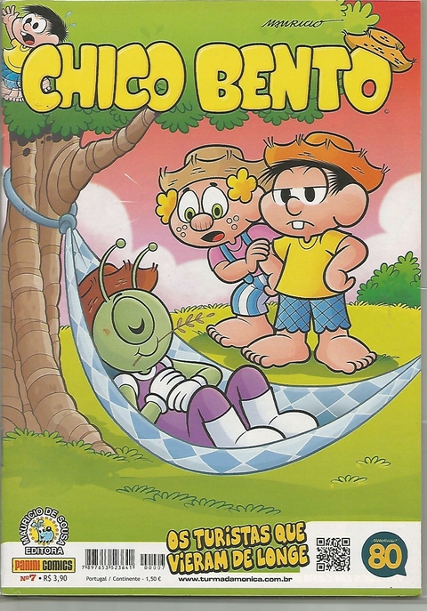 CHICO BENTO - 2ª SÉRIE N.º 7 - EDITORA PANINI / MAURICIO DE SOUSA