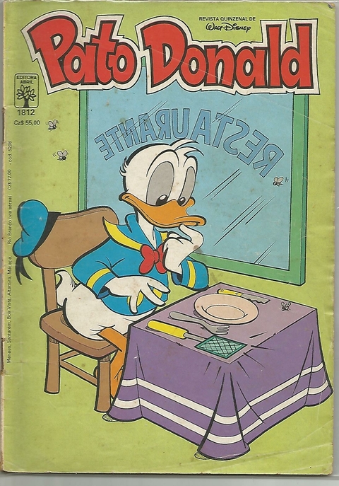 PATO DONALD, O N.º 1812 - EDITORA ABRIL / WALT DISNEY