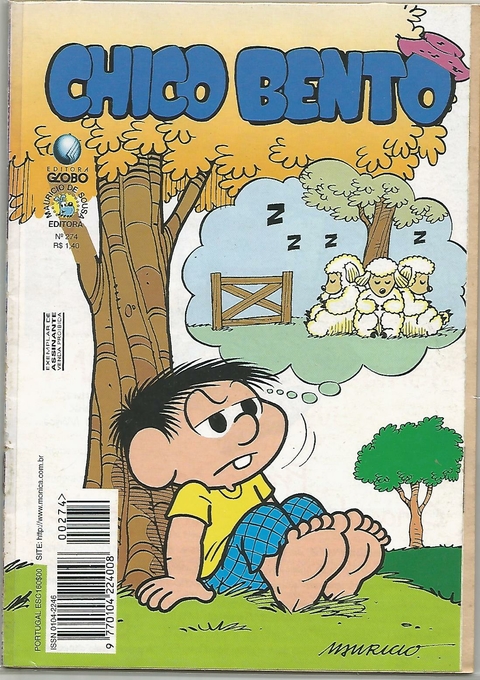 CHICO BENTO N.º 274 - EDITORA GLOBO / MAURICIO DE SOUSA