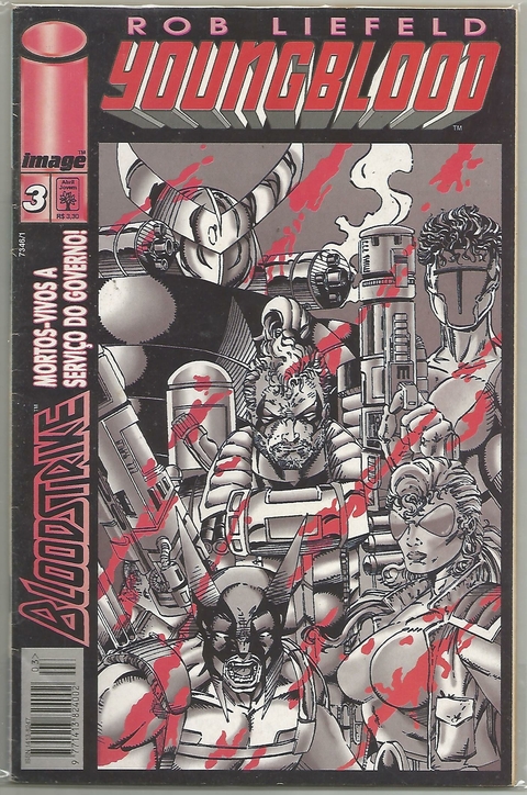 YOUNGBLOOD N.º 3 - EDITORA ABRIL / IMAGE COMICS