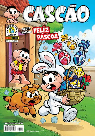 CASCÃO - 1ª SÉRIE N.º 63 - EDITORA PANINI / MAURICIO DE SOUSA