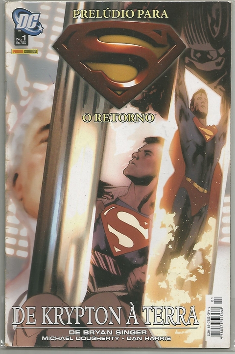 PRELÚDIO PARA SUPERMAN, O RETORNO - MINISÉRIE N.º 1 - EDITORA PANINI / DC COMICS