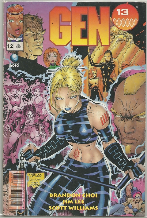 GEN 13 N.º 12 - EDITORA GLOBO / IMAGE COMICS