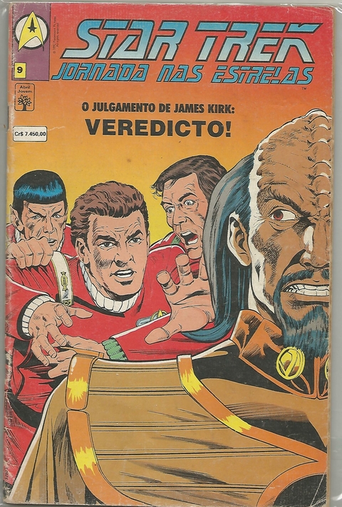 STAR TREK - JORNADA NAS ESTRELAS N.º 9 - EDITORA ABRIL / DC COMICS