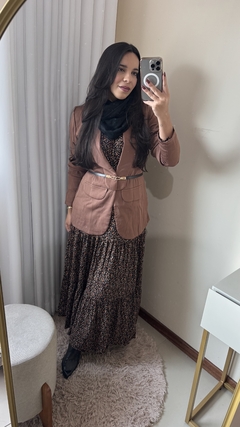 VESTIDO LIBERTY MANGA LONGA - By Maria
