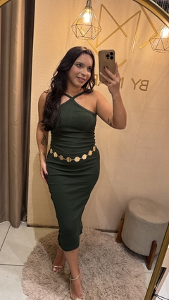 VESTIDO CANELADO - TAM UN - By Maria