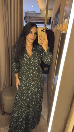 VESTIDO LIBERTY MANGA LONGA - By Maria