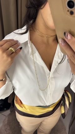 CAMISA BRANCA CREPE