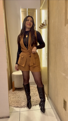 CONJUNTO COLETE ALFAIATARIA - By Maria