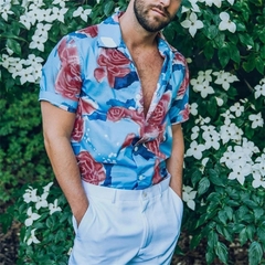 2023 Havaí Camisas e Coconut Tree Homens Grande Impressão 3D Praia Retro 5xl M - comprar online