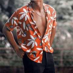 2023 Havaí Camisas e Coconut Tree Homens Grande Impressão 3D Praia Retro 5xl M na internet