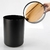 Set 6 Piezas Baño Jabonera Dispenser Vaso Porta Cepillo Escobilla Y Cesto Basura Bambú en internet