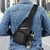 Morral con Porta Botella Negro