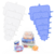 Imagen de Tapas Silicona Rectangulares Reutilizables Ajustables Cocina