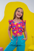 Conjunto Infantil Juvenil Clara Blusa e Calça Azul - comprar online