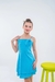 Vestido Infantil Feminino Annitta Azul - Elegância e Conforto para Meninas de 4 a 10 Anos - comprar online